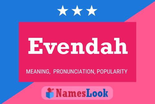 Evendah Name Poster