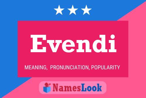 Evendi Name Poster