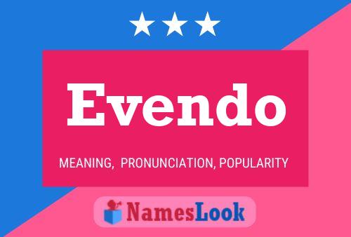 Evendo Name Poster