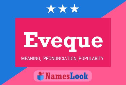 Eveque Name Poster