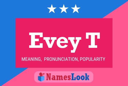 Evey T Name Poster