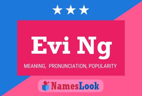 Evi Ng Name Poster