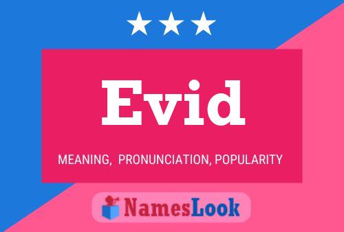 Evid Name Poster