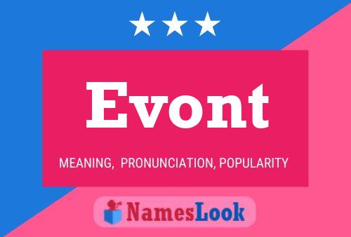 Evont Name Poster