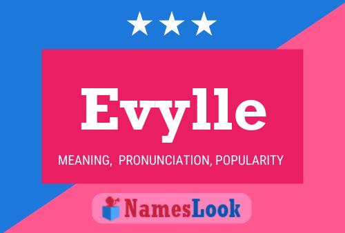 Evylle Name Poster