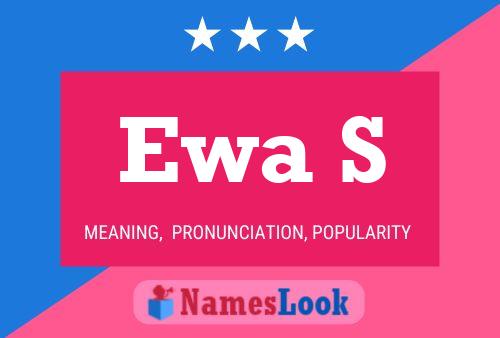 Ewa S Name Poster