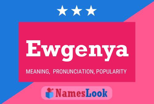 Ewgenya Name Poster