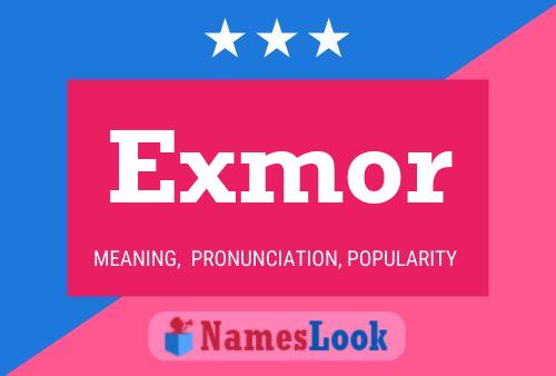 Exmor Name Poster