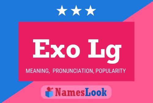 Exo Lg Name Poster