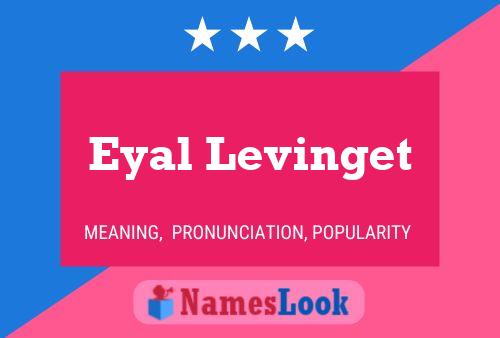 Eyal Levinget Name Poster