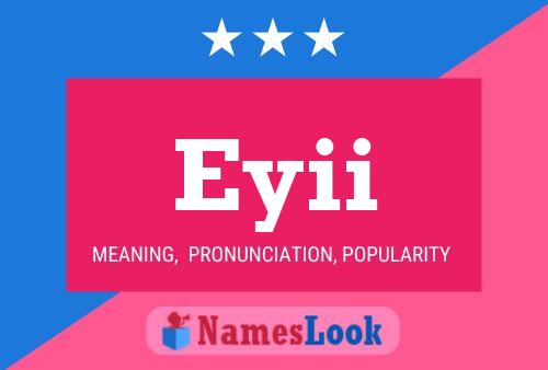 Eyii Name Poster