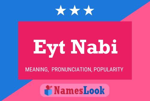 Eyt Nabi Name Poster