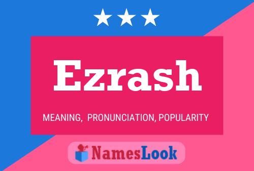 Ezrash Name Poster