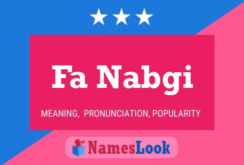 Fa Nabgi Name Poster