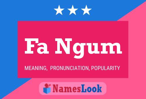 Fa Ngum Name Poster