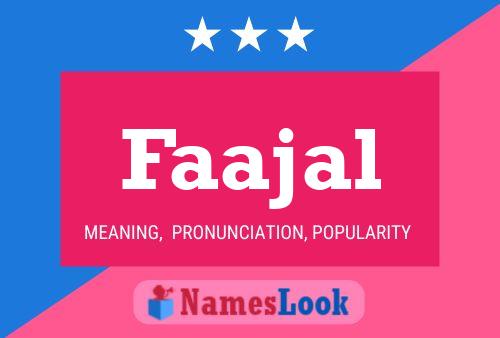 Faajal Name Poster