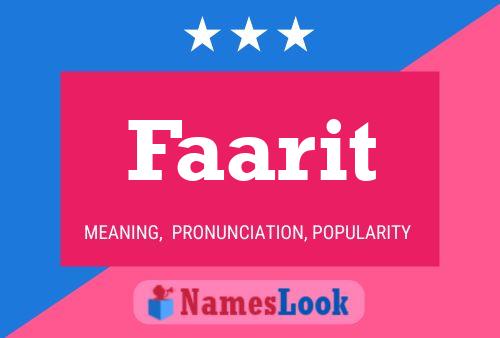 Faarit Name Poster