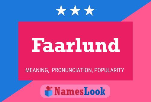 Faarlund Name Poster