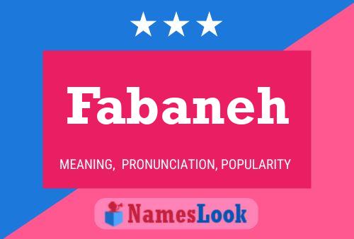 Fabaneh Name Poster