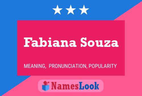 Fabiana Souza Name Poster