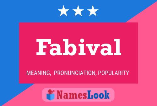 Fabival Name Poster