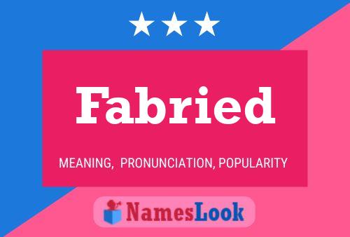 Fabried Name Poster