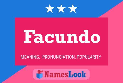 Facundo Name Poster