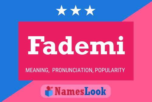 Fademi Name Poster