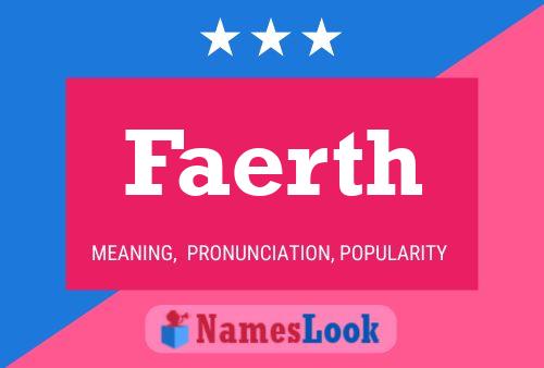 Faerth Name Poster