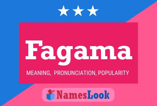 Fagama Name Poster