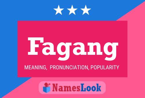 Fagang Name Poster