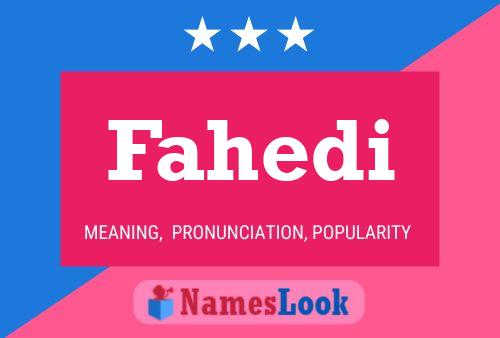 Fahedi Name Poster