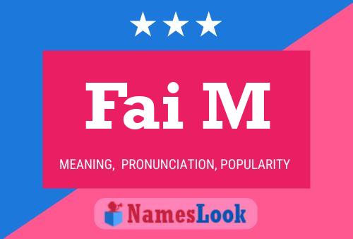 Fai M Name Poster