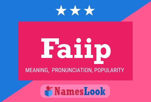 Faiip Name Poster