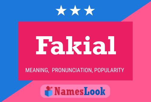 Fakial Name Poster