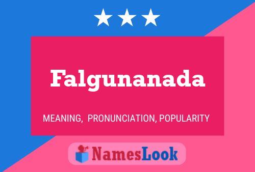 Falgunanada Name Poster