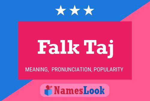 Falk Taj Name Poster