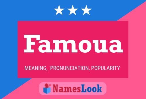 Famoua Name Poster