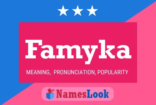 Famyka Name Poster