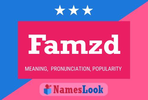 Famzd Name Poster