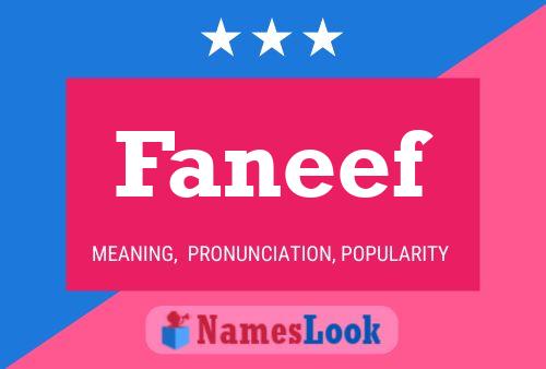 Faneef Name Poster