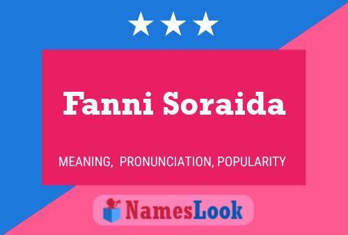 Fanni Soraida Name Poster