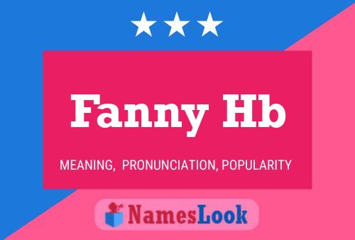 Fanny Hb Name Poster