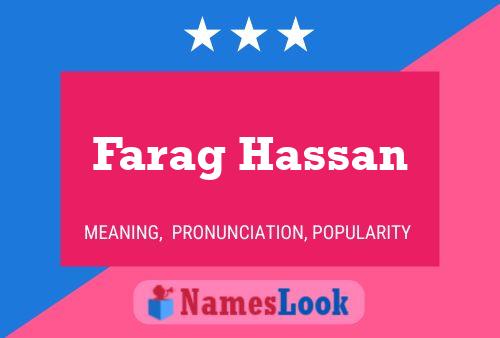 Farag Hassan Name Poster