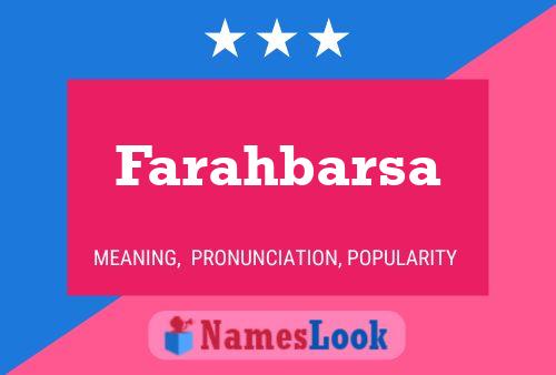 Farahbarsa Name Poster