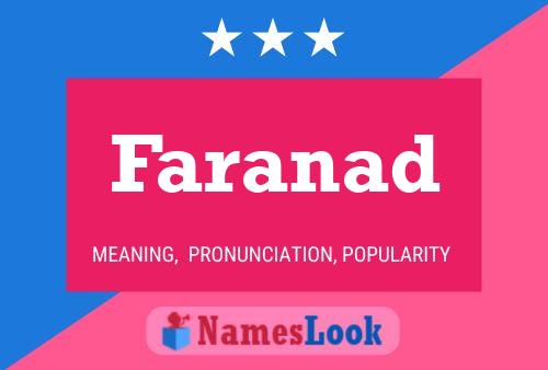 Faranad Name Poster