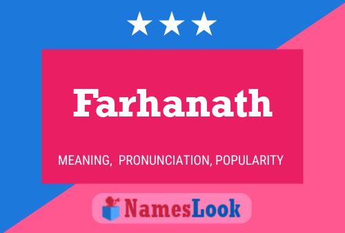 Farhanath Name Poster