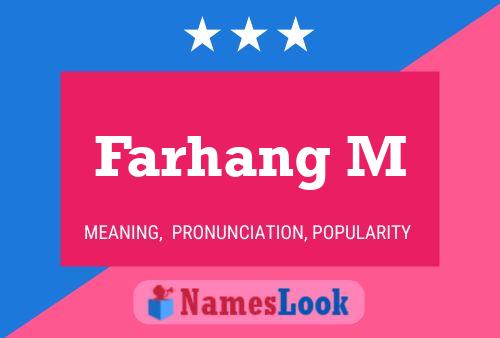 Farhang M Name Poster