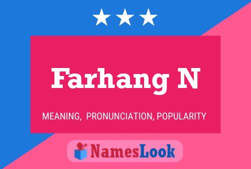 Farhang N Name Poster