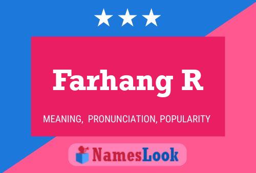 Farhang R Name Poster